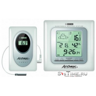 Цифровая метеостанция Atomic W739009-White+W339010(White)