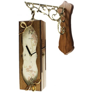 Деревянные настенные двухсторонние часы Castita 714B