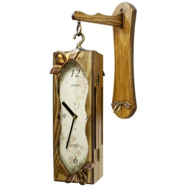 Деревянные настенные двухсторонние часы Castita 714WD