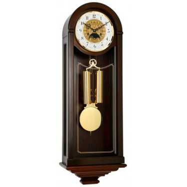 Деревянные настенные интерьерные часы механические часы с маятником и боем Vostok M 11012-24