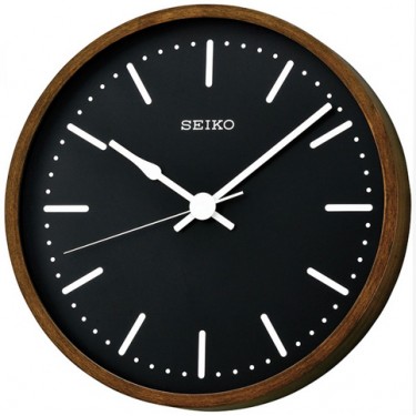 Деревянные настенные интерьерные часы Seiko QXA526B