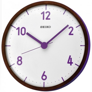 Деревянные настенные интерьерные часы Seiko QXA533Z