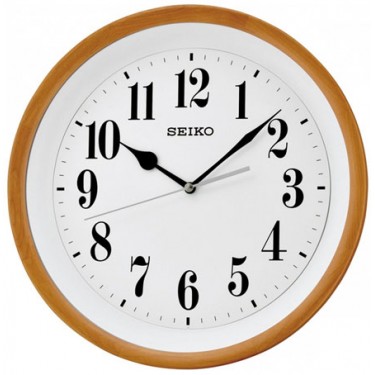 Деревянные настенные интерьерные часы Seiko QXA550A