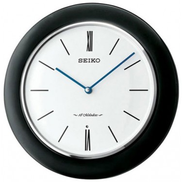 Деревянные настенные интерьерные часы Seiko QXM288K