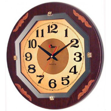 Деревянные настенные интерьерные часы Sinix 1065 G