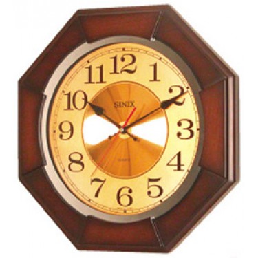 Деревянные настенные интерьерные часы Sinix 1070 GA
