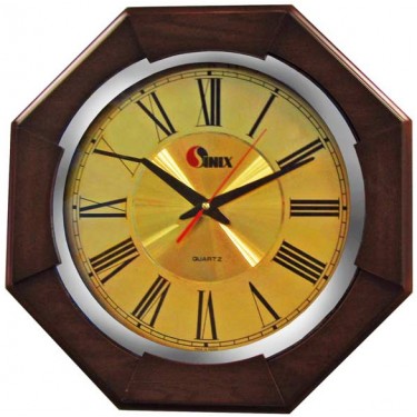 Деревянные настенные интерьерные часы Sinix 1070 GR