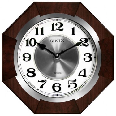 Деревянные настенные интерьерные часы Sinix 1070 WA