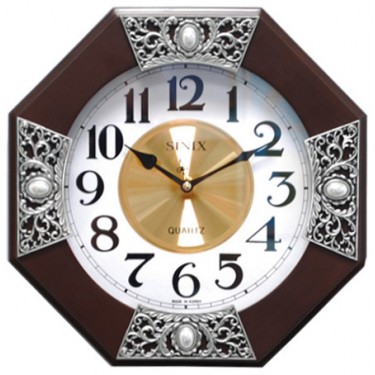 Деревянные настенные интерьерные часы Sinix 1071N СМA