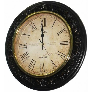 Деревянные настенные интерьерные часы Sinix 5040В