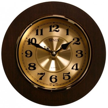 Деревянные настенные интерьерные часы Sinix 5080 G