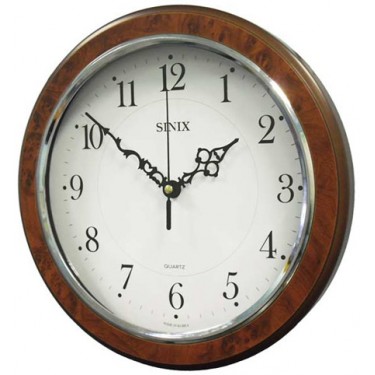 Деревянные настенные интерьерные часы Sinix 5084 S