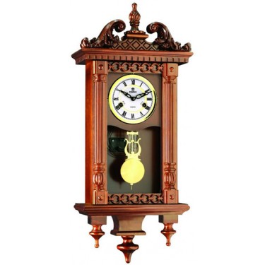 Деревянные настенные механические часы с маятником Power MW3645