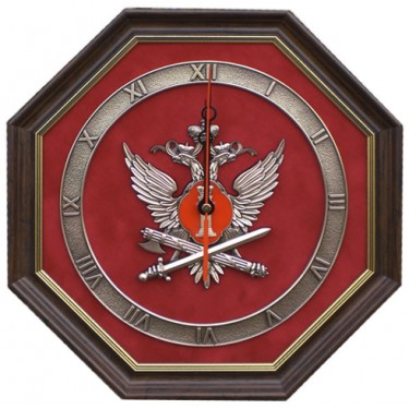 Настенные часы Kitch Clock 12-078 Эмблема ФСИН с символикой