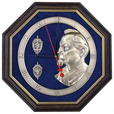 Настенные часы Kitch Clock 12-090 Феликс Дзержинский с символикой