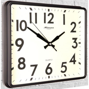 Настенные часы MIRRON Р3095А ЧБ