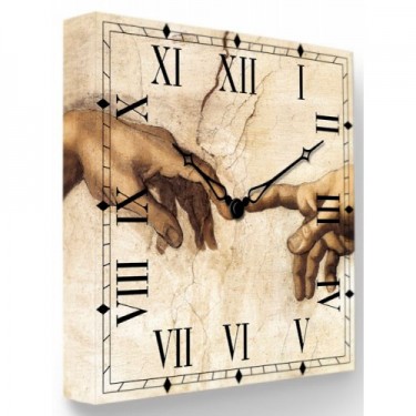 Настенные часы Сотворение Адама Kitch Clock PB-027