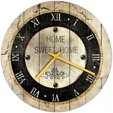 Настенные часы SvS 3001004 Loft Home sweet home
