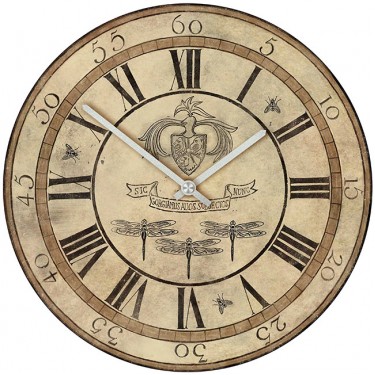 Настенные часы SvS 3001008 Vintage Насекомые