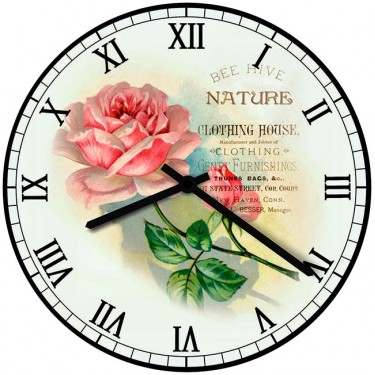 Настенные часы SvS 3001035 Vintage Роза