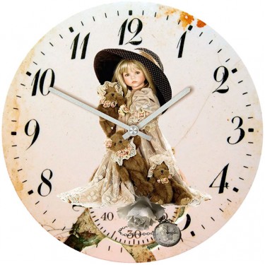 Настенные часы SvS 3001037 Kids Кукла