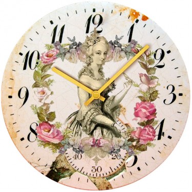 Настенные часы SvS 3001042 Flowers Женщина в цветах