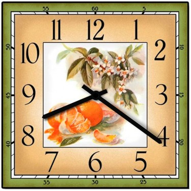 Настенные часы SvS 3001074 Kitchen Апельсиновое дерево