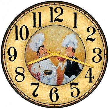 Настенные часы SvS 3001097 Kitchen Два повара
