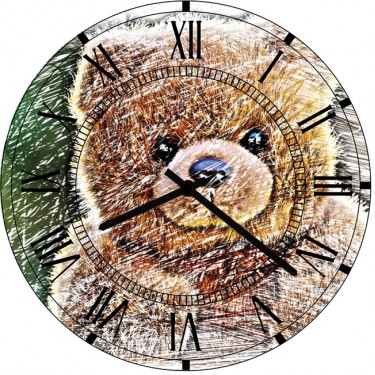Настенные часы SvS 3001127 Kids Медвежонок