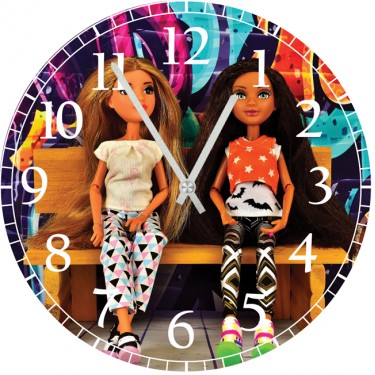 Настенные часы SvS 3001145 Kids Две куклы