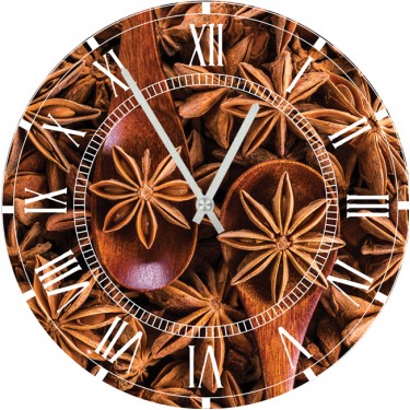 Настенные часы SvS 3001281 Kitchen Ложки с орехами