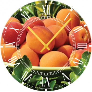 Настенные часы SvS 3001283 Kitchen Спелые абрикосы