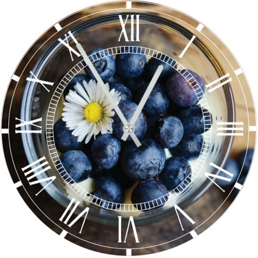 Настенные часы SvS 3001288 Kitchen Фрукты с ромашкой