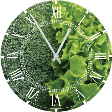 Настенные часы SvS 3001289 Kitchen Зелень
