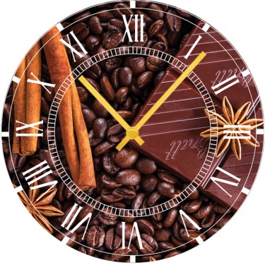 Настенные часы SvS 3001295 Kitchen Кофейные зерна