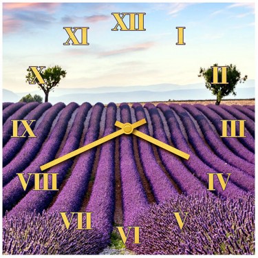 Настенные часы SvS 3001583 Фиолетовое поле