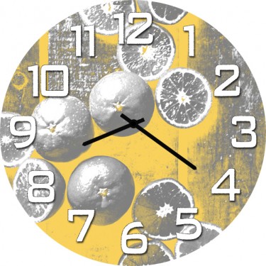 Настенные часы SvS 3001665 Kitchen Апельсины абстракция