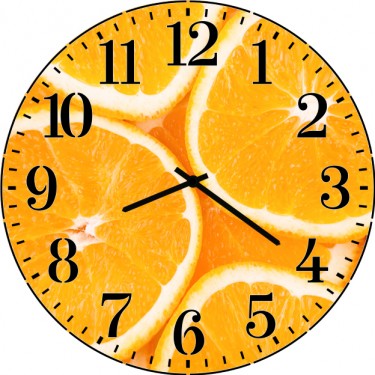 Настенные часы SvS 3001679 Kitchen Нарезанные апельсины