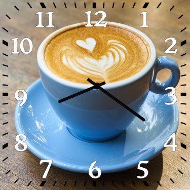 Настенные часы SvS 3001708 Kitchen Чашка капучино