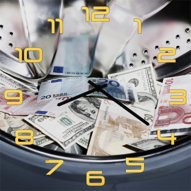 Настенные часы SvS 3001890 Доллары и евро