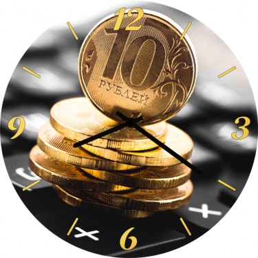 Настенные часы SvS 3001917 10 рублевые монеты