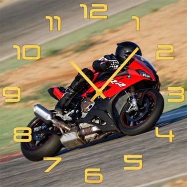 Настенные часы SvS 3002023 Крутой вираж мотоцикла