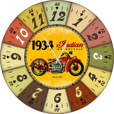 Настенные часы SvS 3002408 Indian Motocycle 1934
