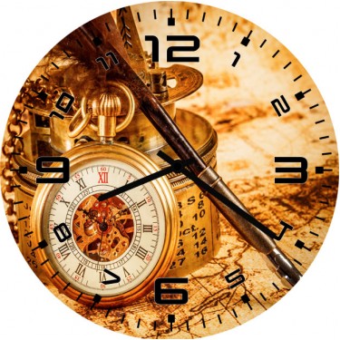 Настенные часы SvS 3002447 Часы скелетон