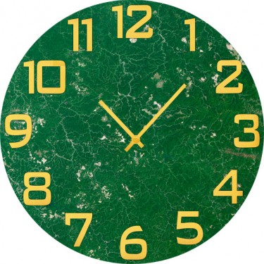 Настенные часы SvS 3002808 Зеленый картон