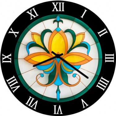 Настенные часы SvS 3002814 Цветочный узор