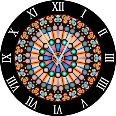 Настенные часы SvS 3002821 Круговой узор