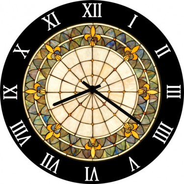 Настенные часы SvS 3002822 Желто-песочный узор