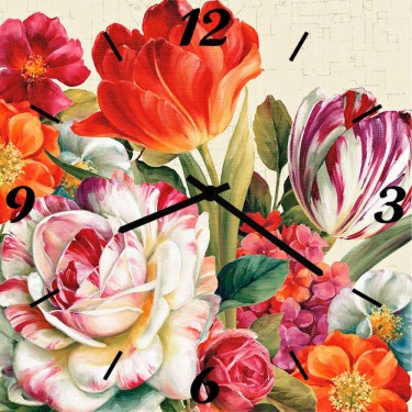 Настенные часы SvS 3002856 Набор красивых цветов