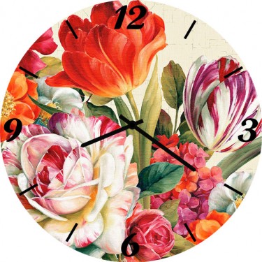 Настенные часы SvS 3002857 Набор красивых цветов